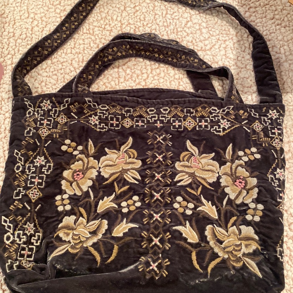 Velvet tote